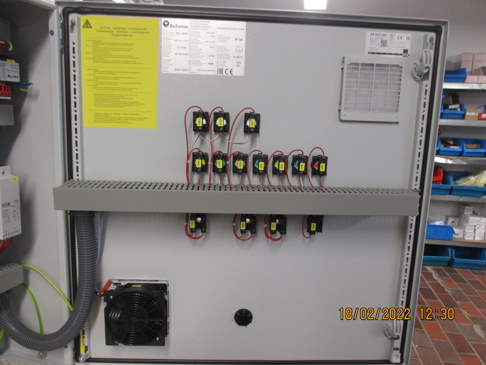 Control cabinet main manure removal Oaklands #1 #2 #3